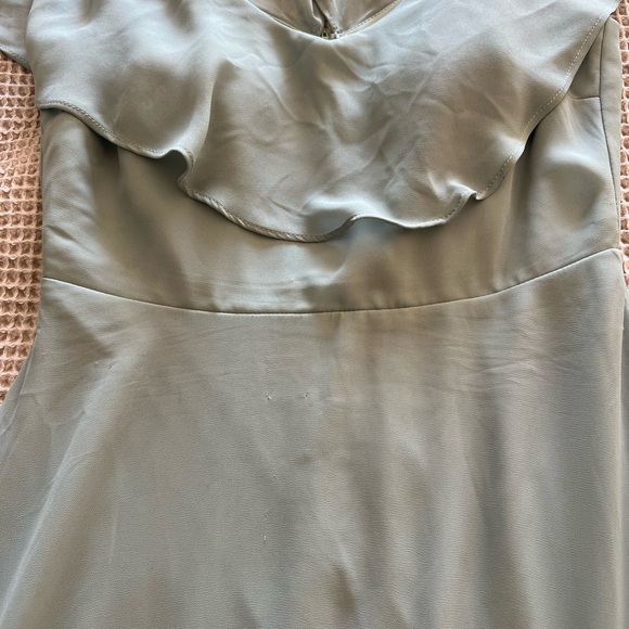 BIRDY GREY JANE CONVERTIBLE DRESS CHIFFON SAGE NO SLIT - Picture 6 of 7